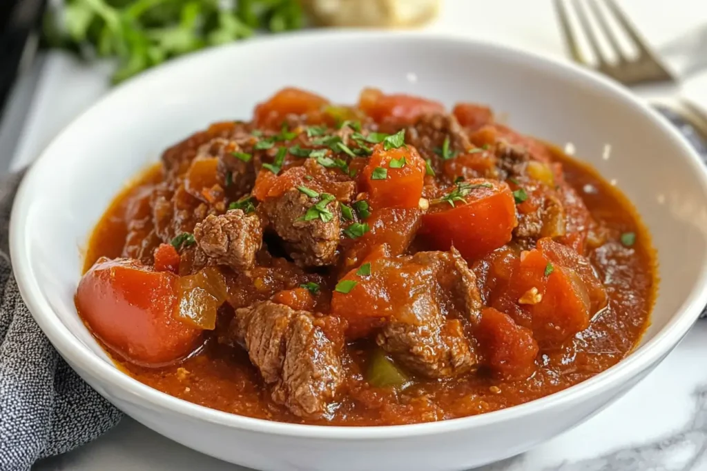 A selection of fresh beef tomatoes, showcasing their size and color.