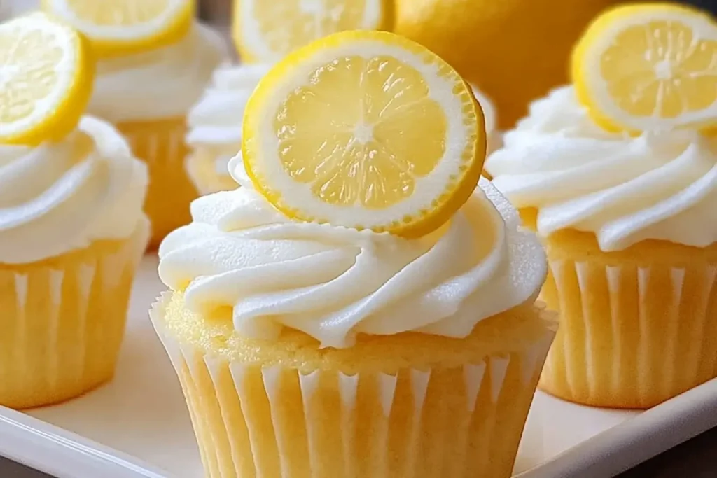 These tangy lemon cake cups are perfect for a light and delightful treat.