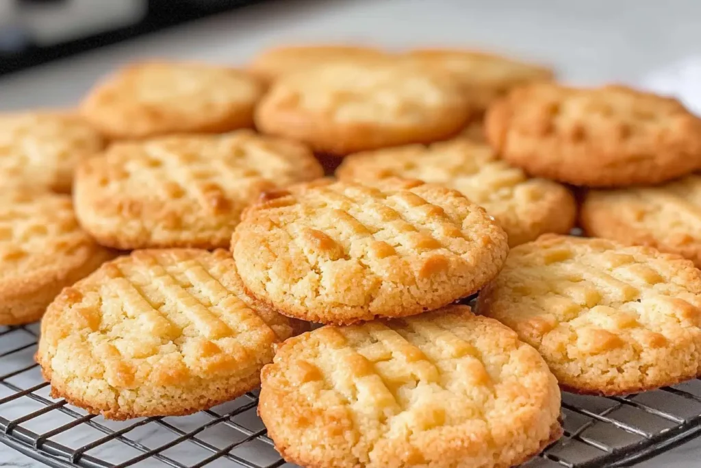 Delicate assortment of French cookies.