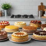 A beautiful display of what are other layered cake recipes