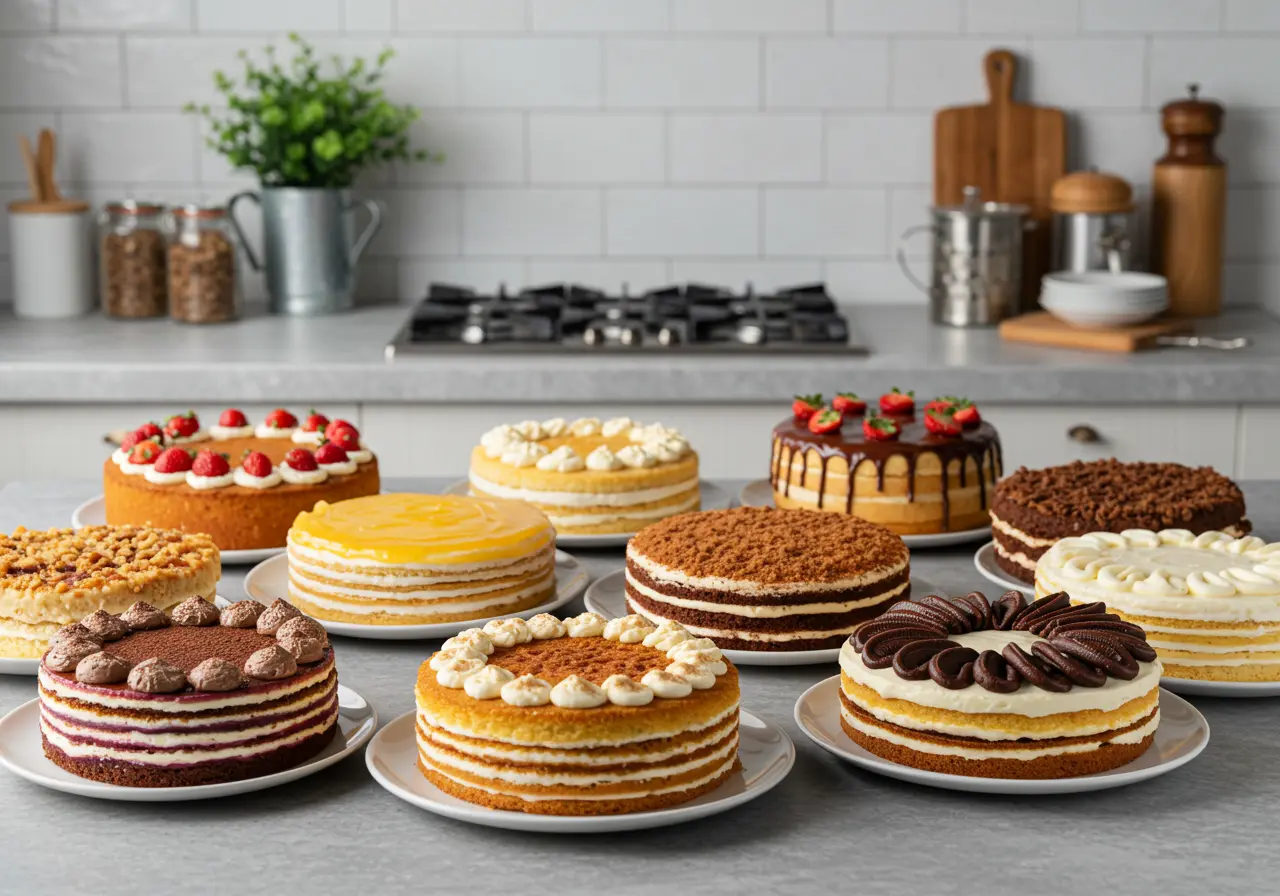 A beautiful display of what are other layered cake recipes