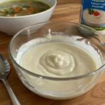 What is a gluten-free thickener for soup, a detailed photo.