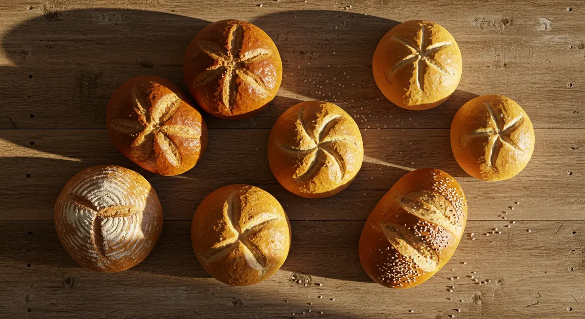 What do you put on a kaiser roll, showcasing a variety of fillings.