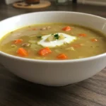 Which big soups are gluten-free options displayed in a colorful arrangement.